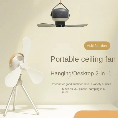 Quorvel AeroGlow™ Portable Ceiling Fan