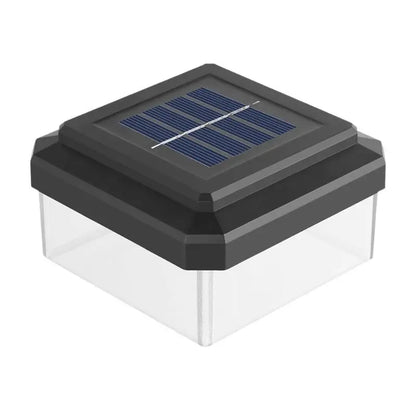 1Pcs IP65 Waterproof Solar Fence Lamp Solar LED Light Post Cap Lights LED Fence Lighting Fence Warm White Home Garden Decoration